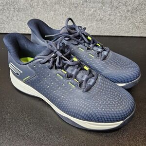 Skechers Mens Skx Slip In Sneakers Blue Size 12 Comfort Hands Free